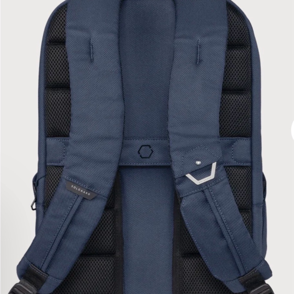 SOLGAARD Navy Travel Backpack -large -never used brand new - Picture 2 of 4